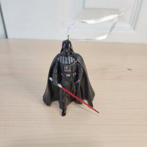 Disney Hallmark STAR WARS Darth Vader w/ Lightsaber Christmas Tree Ornament EUC